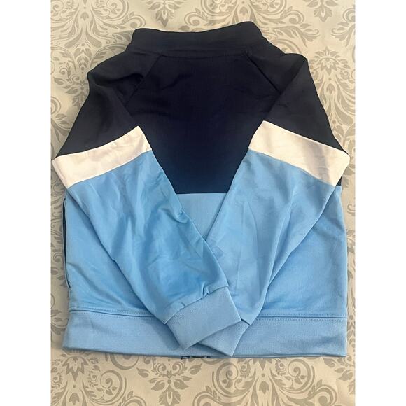 Nike Baby Colorblock Track Jacket Navy/Carolina Blue 24M - Picture 4 of 4